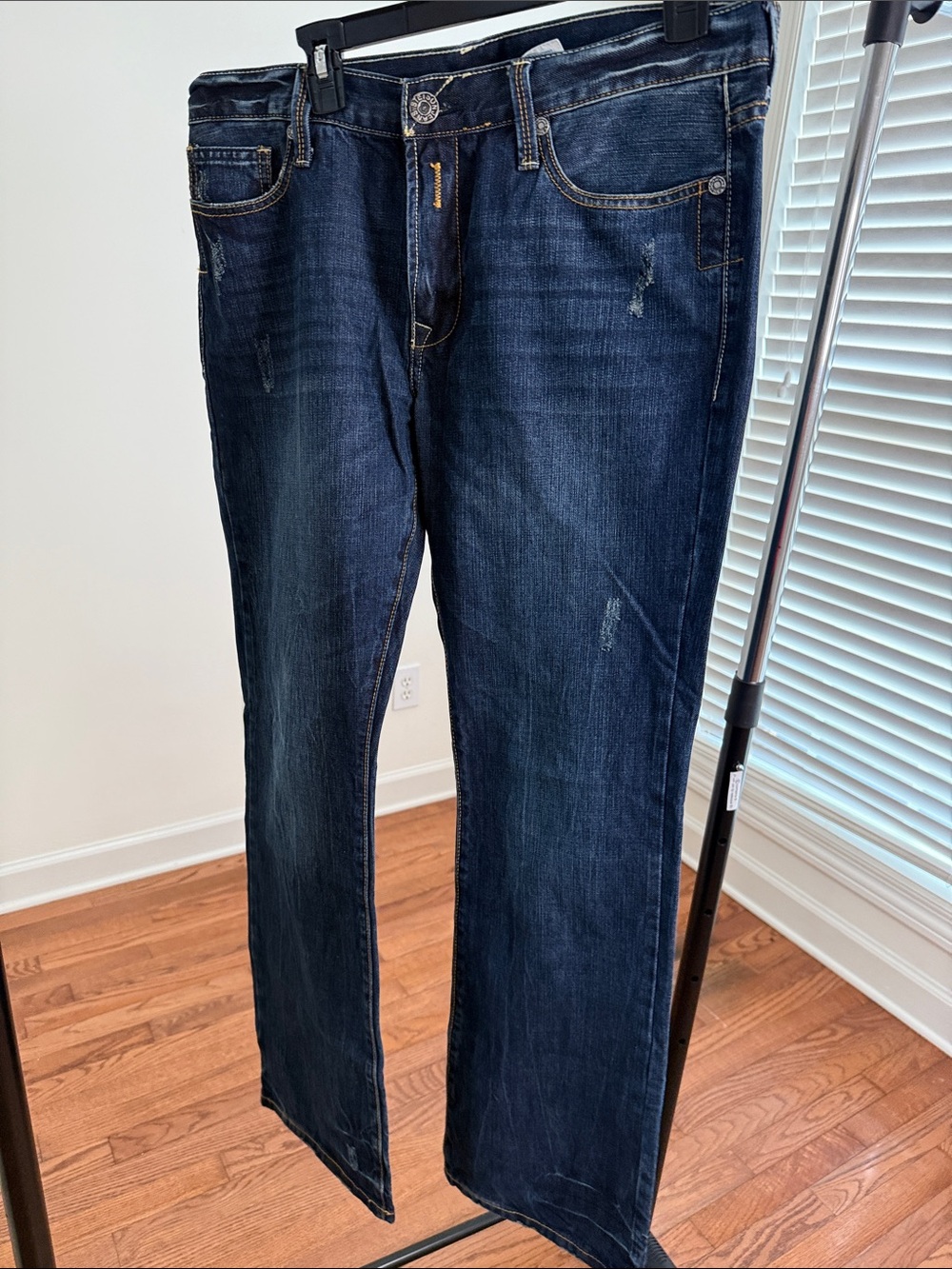 John B. Stetson Dark Blue Men’s Denim Jeans 35x32